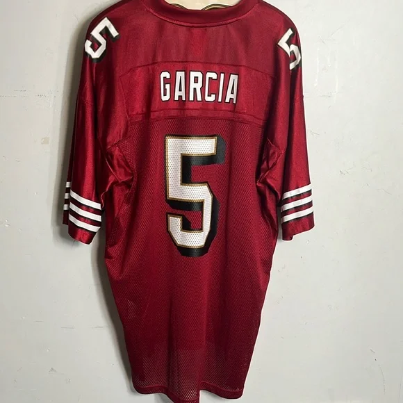Jeff Garcia San Francisco Forty Niners Vintage Reebok On Field Football Jersey - Picture 1 of 12